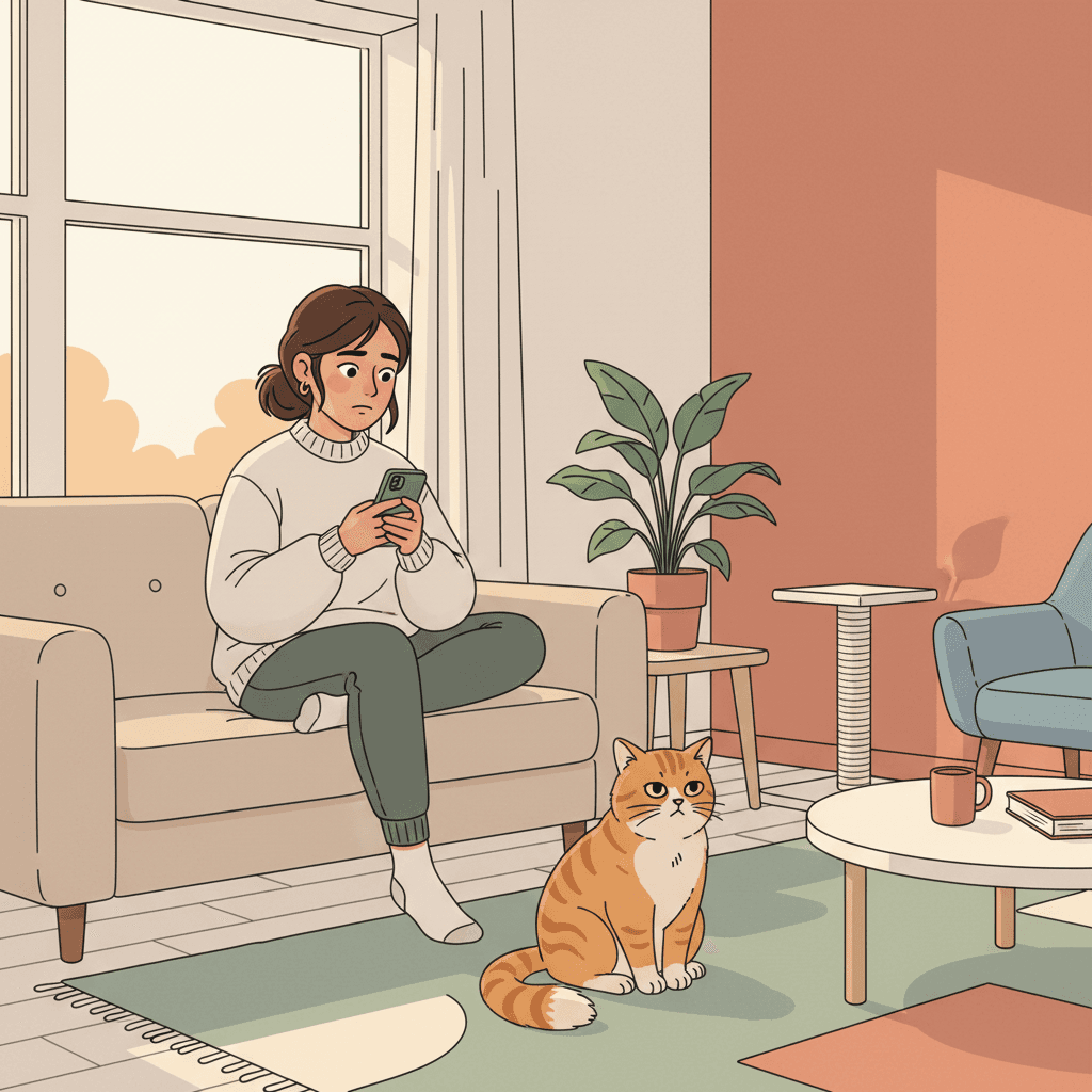 The Cozy But Boring Living Room